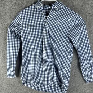 Vineyard Vines Shirt Mens Large Blue White Gingham Button Down